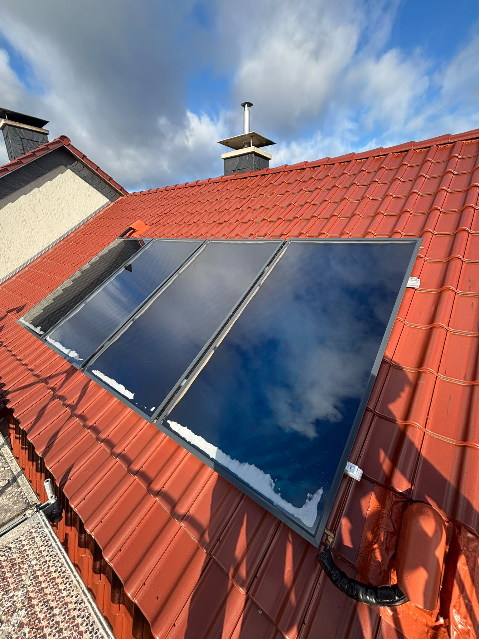 Solarmodule_Pelletheizung